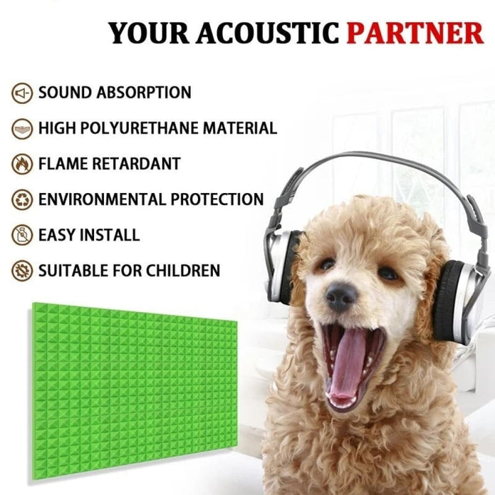 Soundproofing Foam Panels 12 Pcs Sound Treatment For Music