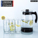 Spacious Nordic Glass Teapot Set