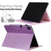 Sparkle Leather Tablet Case With Holder And Card Slot