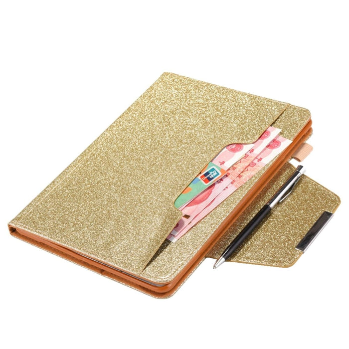 Sparkle Leather Tablet Case With Holder And Card Slot