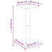 Speaker Stands 2 Pcs Black Tempered Glass 1 Pillar Design