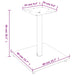 Speaker Stands 2 Pcs Silver Tempered Glass 1 Pillar Design