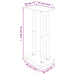 Speaker Stands 2 Pcs Silver Tempered Glass 3 Pillars Design