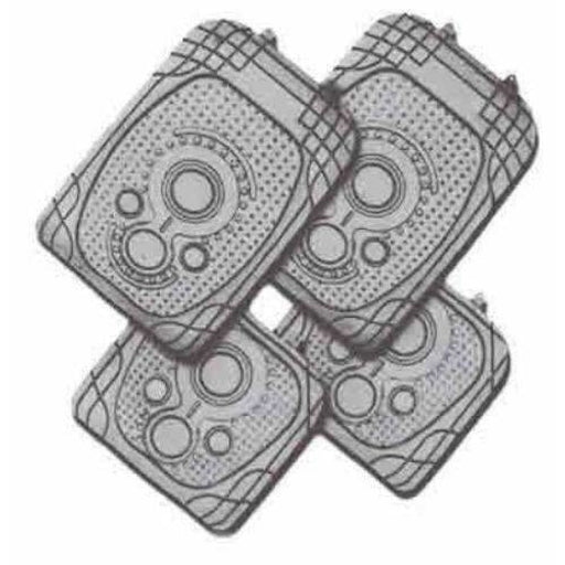 Spectrum 4-piece Car Mat - Grey