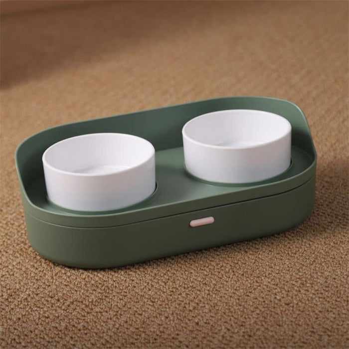 No Spill Anti Vomiting Food Water Bowls For Cat Small