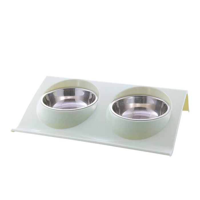 No Spill Stainless Steel Removable Food Water Bowl For Dogs