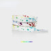 Ink Splatter Sneakers Quality Fabric 0.8cm Flats Rainbow