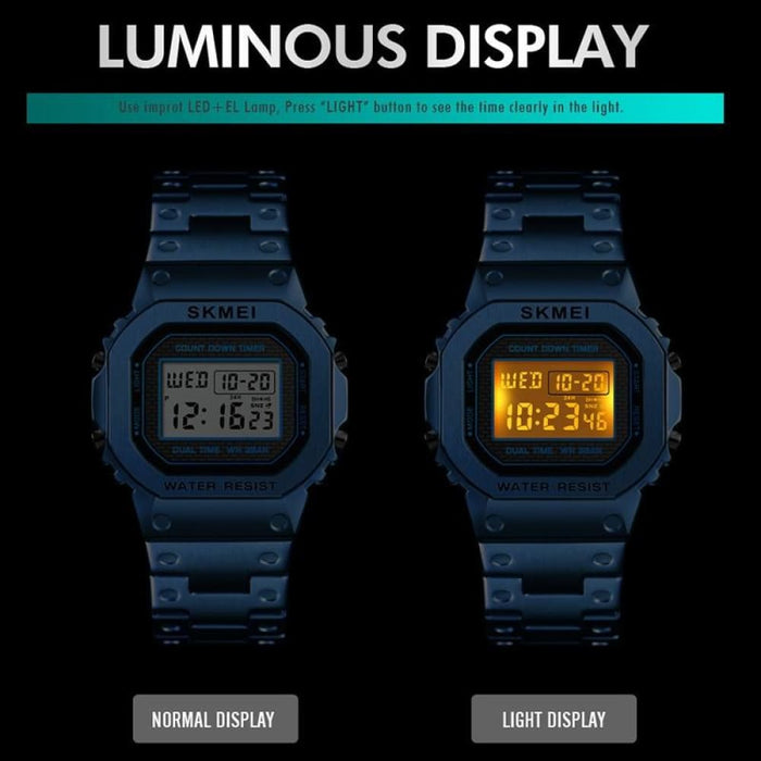 Sport Chronograph Countdown Digital Watch For Men