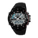 Men Sport Watch Dual Display Quartz 5bar Waterproof Watches