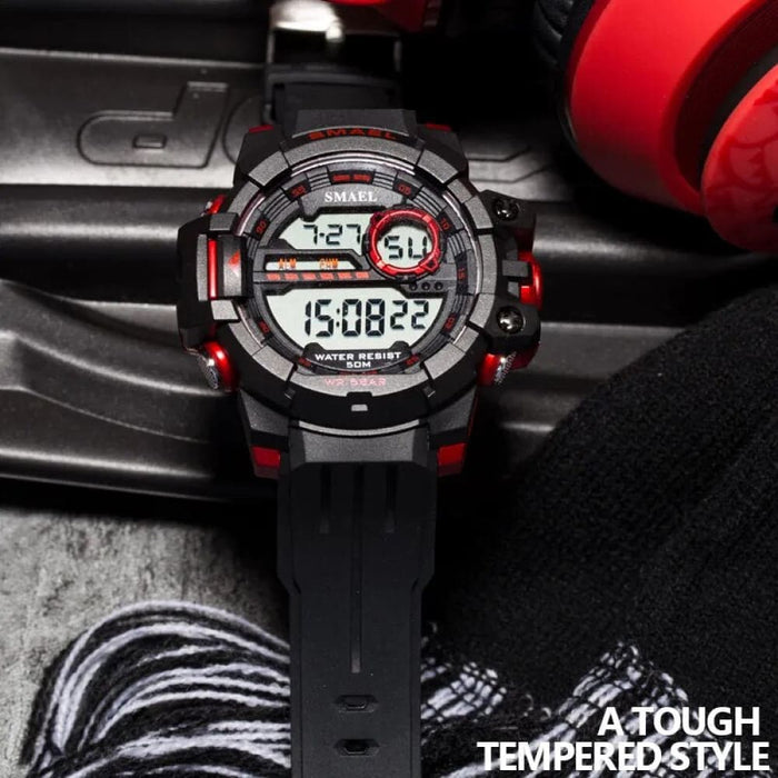 Sport Waterproof Led Shock Resist Military Men Watch