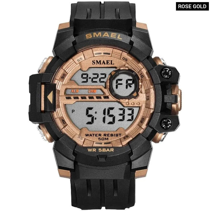 Sport Waterproof Led Shock Resist Military Men Watch