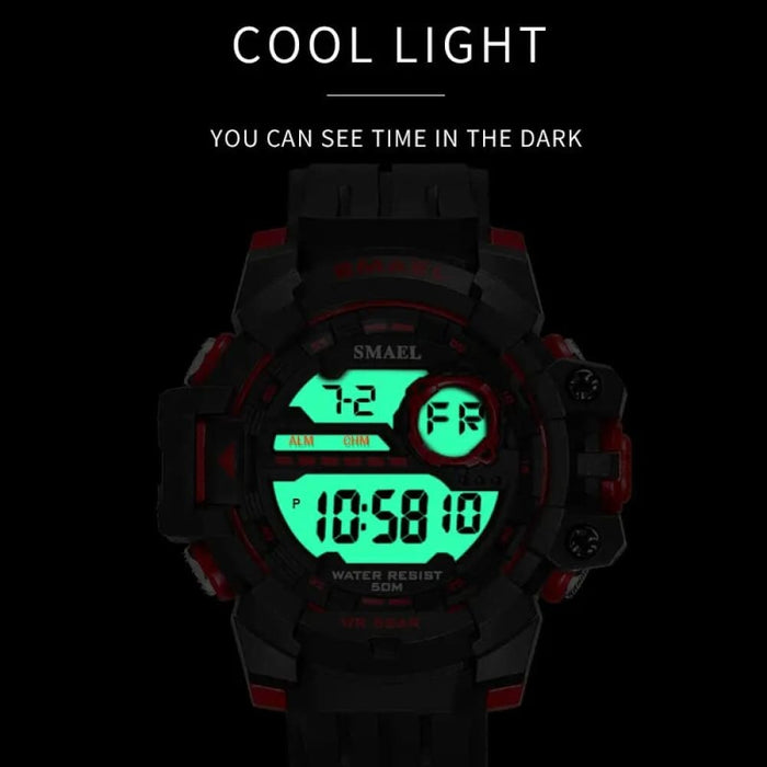 Sport Waterproof Led Shock Resist Military Men Watch