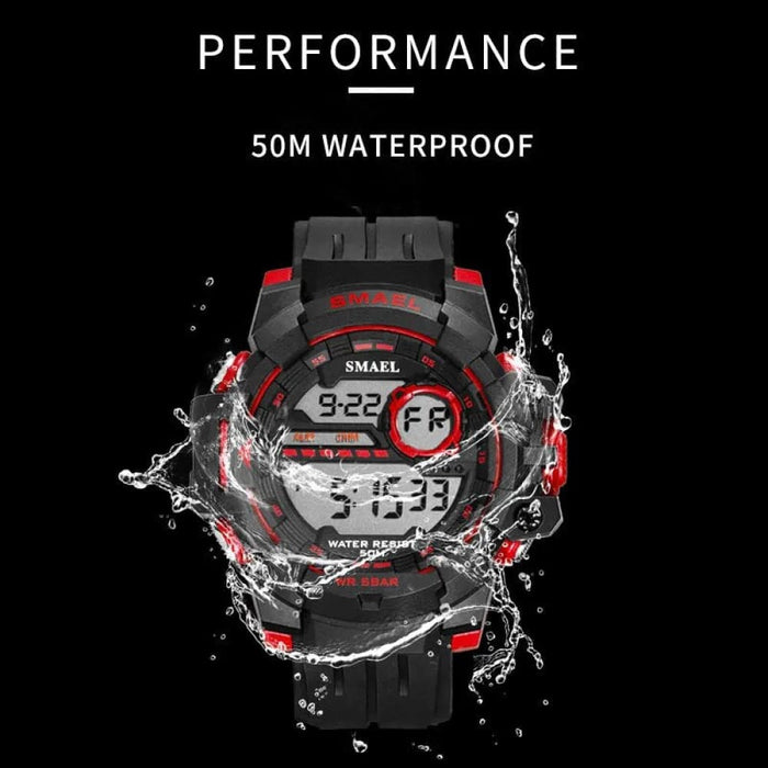 Sport Waterproof Led Shock Resist Military Men Watch