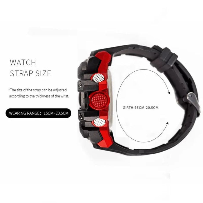 Sport Waterproof Led Shock Resist Military Men Watch