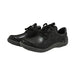 Spring And Summer Womens Solid Black Simple Casual Leather