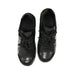 Spring And Summer Womens Solid Black Simple Casual Leather