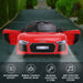 R8 Spyder Audi Licensed Kids Electric Ride On Car Remote