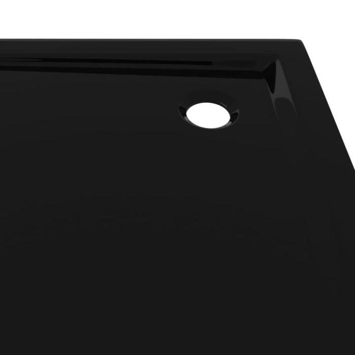 Square Abs Shower Base Tray Black 80x80 Cm Oankol