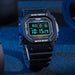 Square Design Led Waterproof Pu Strap Digital Watch