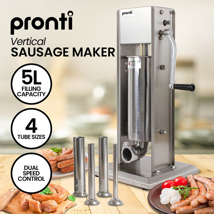 5L Stainless Steel Vertical Sausage Stuffer