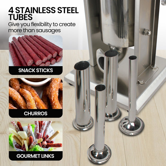 5L Stainless Steel Vertical Sausage Stuffer