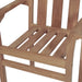 Stackable Garden Chairs 2 Pcs Solid Teak Wood Atbao