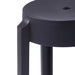 Stackable Stools 4 Pcs Black Plastic Gl726