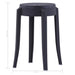 Stackable Stools 4 Pcs Black Plastic Gl726