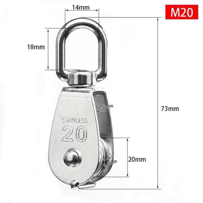 Stainless Steel M15 20 25 32 50 75 Swivel Lifting Rope