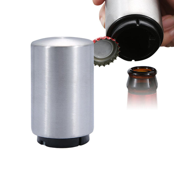 Vibe Geeks Stainless Steel Automatic Magnetic Bottle Cap