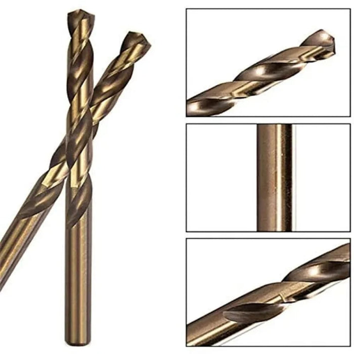 Stainless Steel Cobalt Coated Twist Drill Bit Set Core