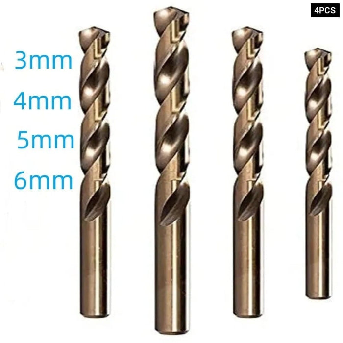 Stainless Steel Cobalt Coated Twist Drill Bit Set Core