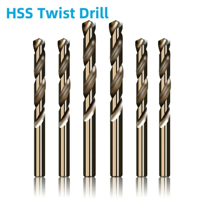 Stainless Steel Cobalt Coated Twist Drill Bit Set Core