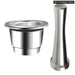 Stainless Steel Coffee Capsule For Nespresso With Tamper