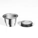 Stainless Steel Coffee Capsule For Nespresso With Tamper