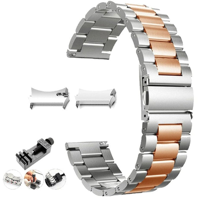 Stainless Steel Curved Strap For Samsung Galaxy Watch