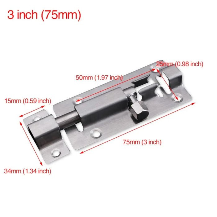 Stainless Steel Door Bolts For Gate Security