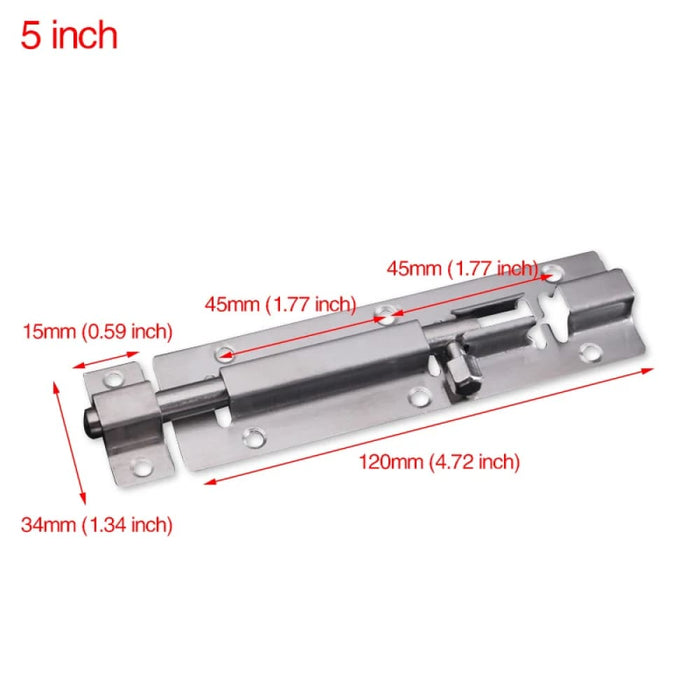 Stainless Steel Door Bolts For Gate Security