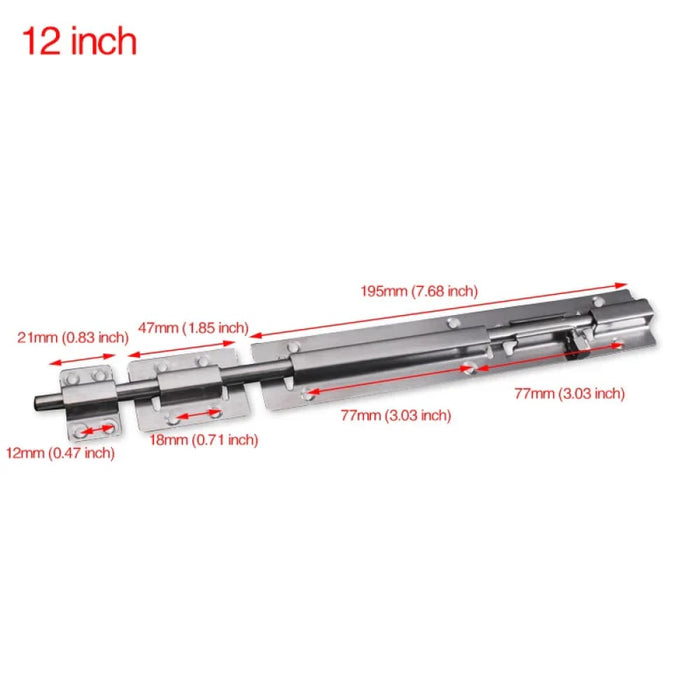 Stainless Steel Door Bolts For Gate Security