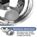 Stainless Steel Double Dog Bowl Anti Skid no Spill