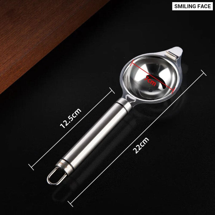 Stainless Steel Egg Separator Funnel Spoon