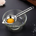 Stainless Steel Egg Separator Funnel Spoon