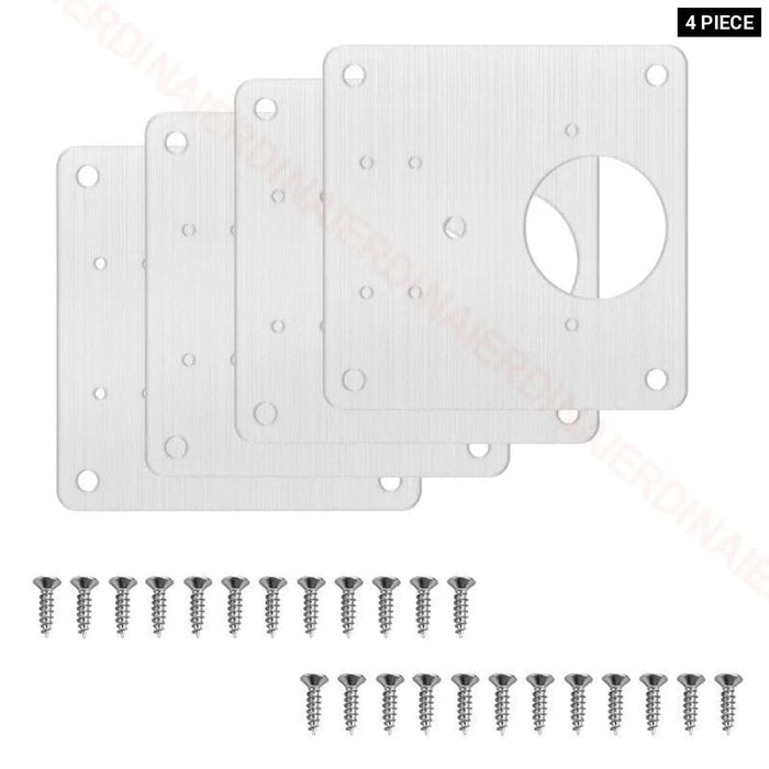 Stainless Steel Furniture Hinge Repair Plate