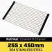 Stainless Steel Kitchen Sink Roller Mat - 255 x 450mm