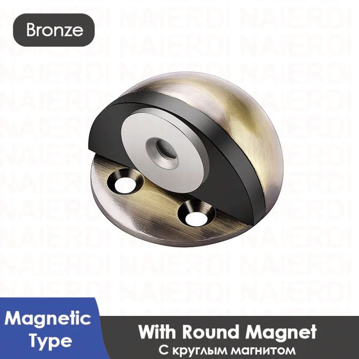 Stainless Steel Magnetic Door Stopper Wall Mounted