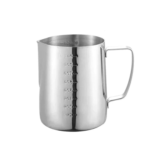 Stainless Steel Milk Frothing Jug Silver Coffee Latte