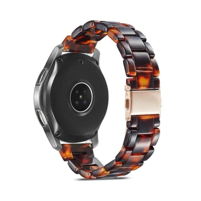 Stainless Steel Resin Watch Strap For Samsung Galaxy