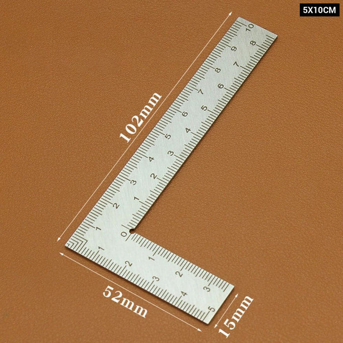 Stainless Steel Right Angle Ruler