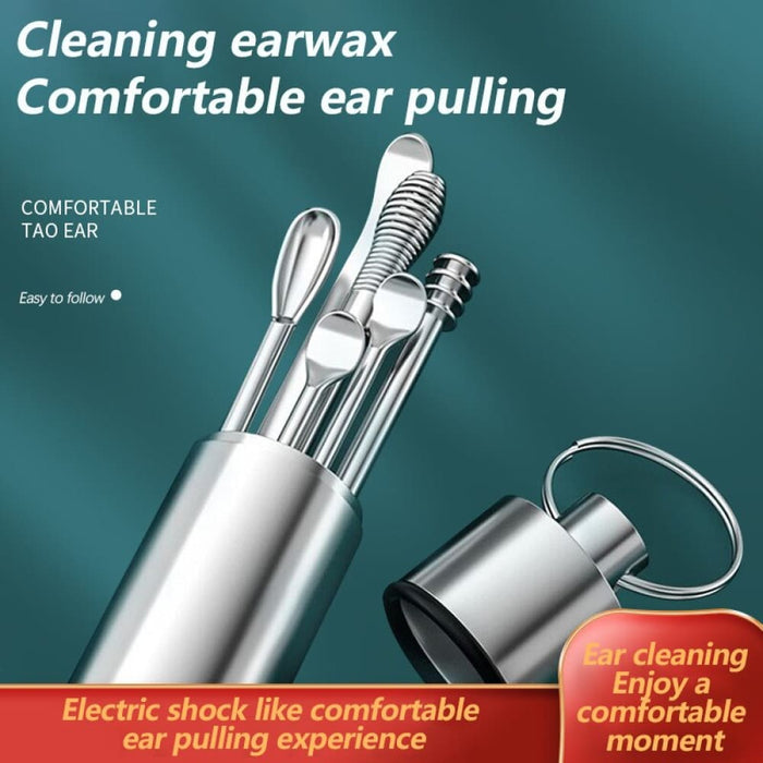 Stainless Steel Ear Spoon Earwax Picking Tool Integrated