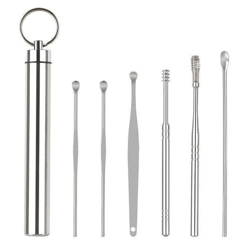 Stainless Steel Ear Spoon Earwax Picking Tool Integrated